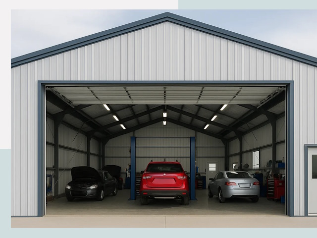 Ангары из сэндвич панелей от 607 руб. в Нововоронеж