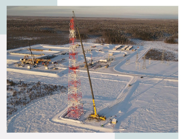 Мачты связи в Нововоронеже